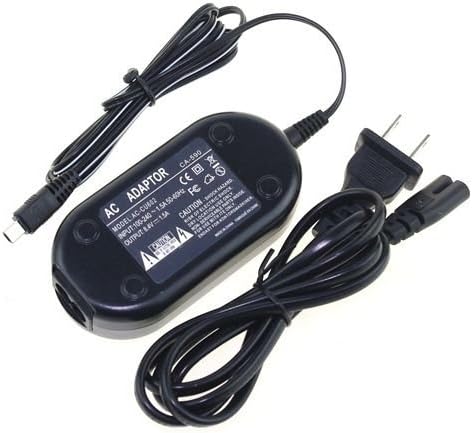 AC Power Supply Adapter Charger for Canon ZR800 ZR830 ZR850 ZR900 ZR930 ZR950 ZR96
