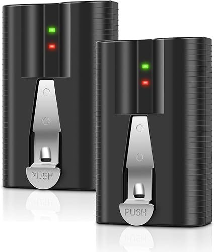 2Pack Replacement for Ring Battery Compatible with Ring-Doorbell-Camera 2/3/4/3plu