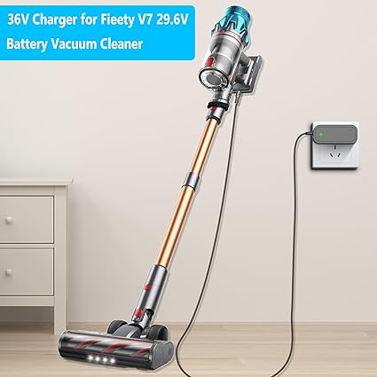 36V Charger for 29.6V Battery Vacuum Cleaner Replacement for Trucozie T352, Iirios