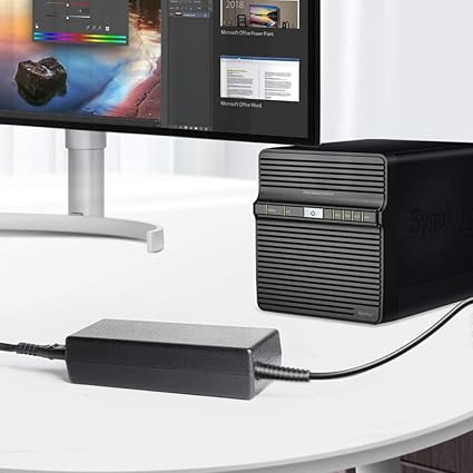 12V 4-Pin AC DC Adapter for Synology Disk Station DS920+ DS620slim DS418 DS410 DS4