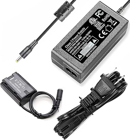 CP-W235 AC Adapter Power Adapter NP-W235 Dummy Battery Compatible for Fujifilm GFX