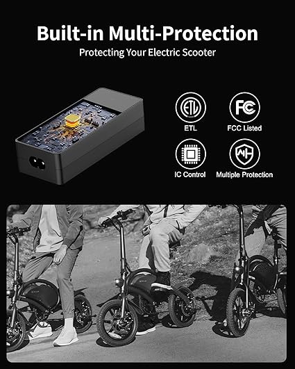42V for Jetson Electric Bike Charger for Jetson Bolt/Bolt Pro/Adventure/Metro/Jour