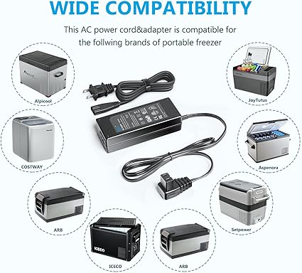 Refrigerator Adapter Charger for Car Fridge Freezer Alpicool,ARB,Euhomy,Wagan,Bode