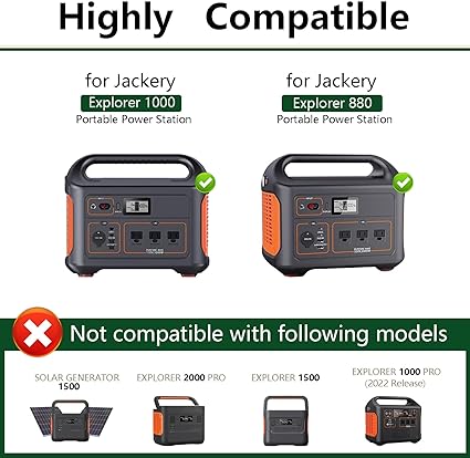 for Jackery 1000 880 Charger, Compatible with Jackery Explorer 880 E880 1000 E1000