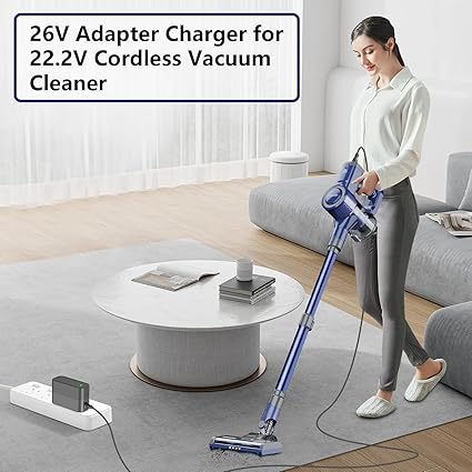 26V Charger for 22.2V Battery Vacuums Compatible with VersLife S7 Plus, YONNDER E1