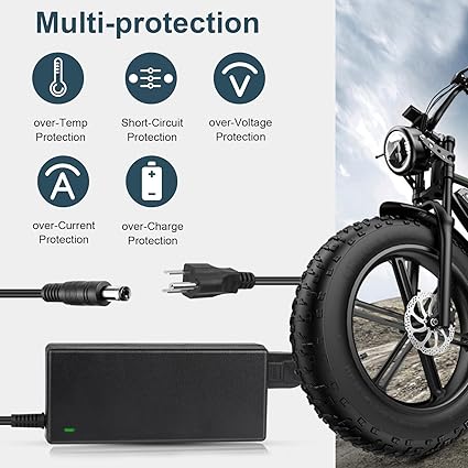 42V 2A Universal Scooter Charger with 7 Connections, 7 in 1 for Jetson, Gotrax Bik
