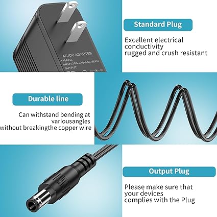 Charger for Trucozie Cordless Vacuum Cleaner, 31V Replacement Charger Compatible w