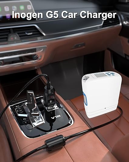 12V Car Charger Replacement for Inogen One G1 G2 G3 G4 G5 Portable Oxygen Concentr