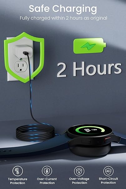 USB C Cable Compatible with Samsung Galaxy Watch 7/Ultra/6/6 Classic/5/5 Pro/4/4 C