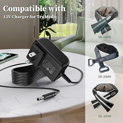 13V Charger for TruMedic IS-2000 IS2000 TM IS-2500 IS2500 IS-3000 IS3000 Pro Insta