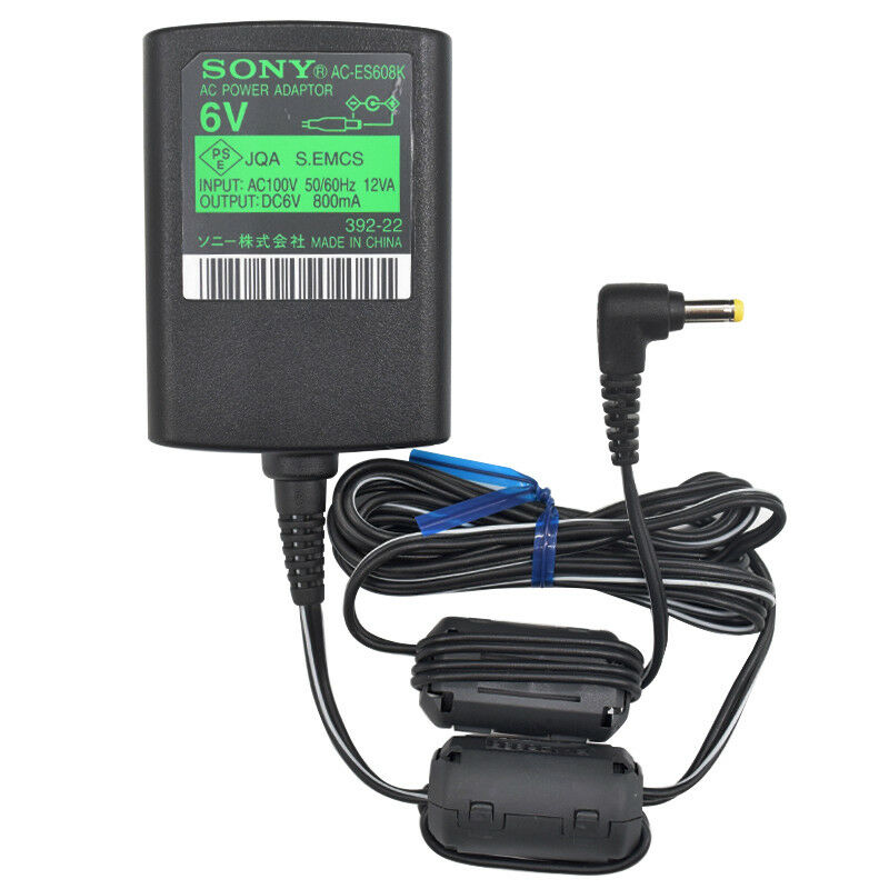 Genuine Sony AC Power Adaptor Charger 6V For Sony MiniDisc player Brand: Sony C - Click Image to Close