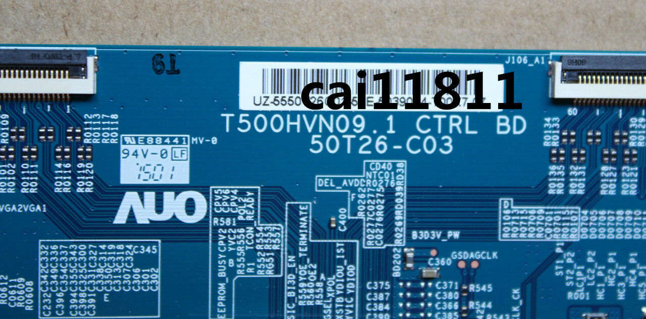 NEW T-Con Board T500HVN09.1 CTRL BD 50T26-C03 T500HVN09.1 Samsung For 50'' TV C