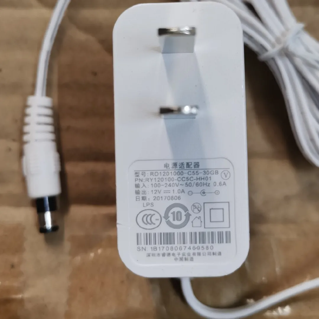 12V 1A Power Adapter For Applicable to ZTE ZXHN F4010C model Tianyi gateway part