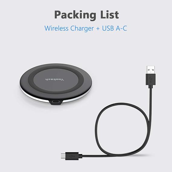 Wireless Charger,10W Max Fast Wireless Charging Pad Compatible with iPhone 16e/16/