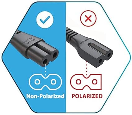 Tv Power Cord 12Ft Cable for Samsung LG TCL Sony: Apple Tv Insignia Sharp Toshiba