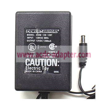 POWER DRIVERS 12VDC 1.2A AU48-120-120T AC-DC ADAPTER 2.5mm DC POWER PLUG - Click Image to Close