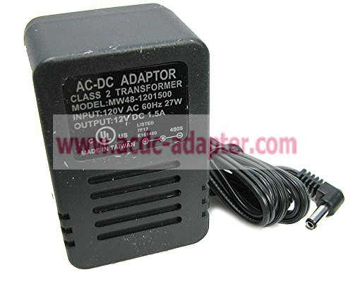 New 12DC 1.5A MW48-1201500 AC ADAPTER Class 2 Transformer power supply - Click Image to Close