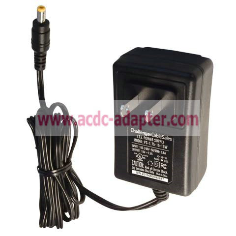 New 15V 1.5A DC Wall Plug Transformer Power Adapter I.T.E. PS-1.75-15-15W ac charg - Click Image to Close