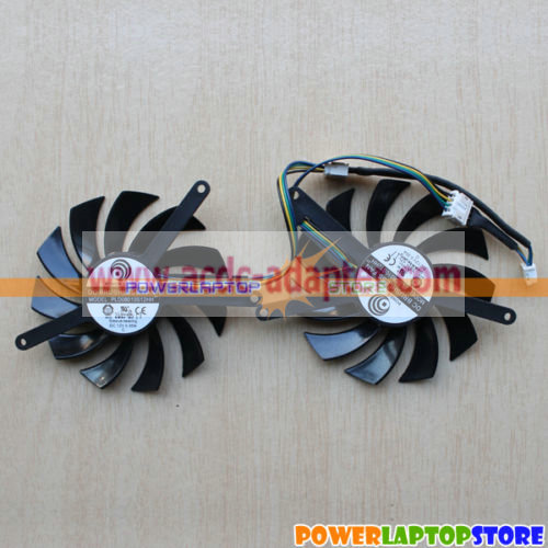 New PLD08010S12HH Graphics Video Card Dual GPU Fan 4Pin - Click Image to Close