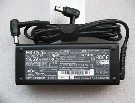 Genuine 90W Sony Vaio VGN-SZ PCGA-AC19V4 VGP-AC19V27 AC Adapter